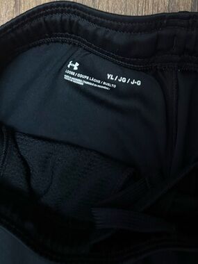 Under Armour Black Youth Performance Shorts with Inner Liner